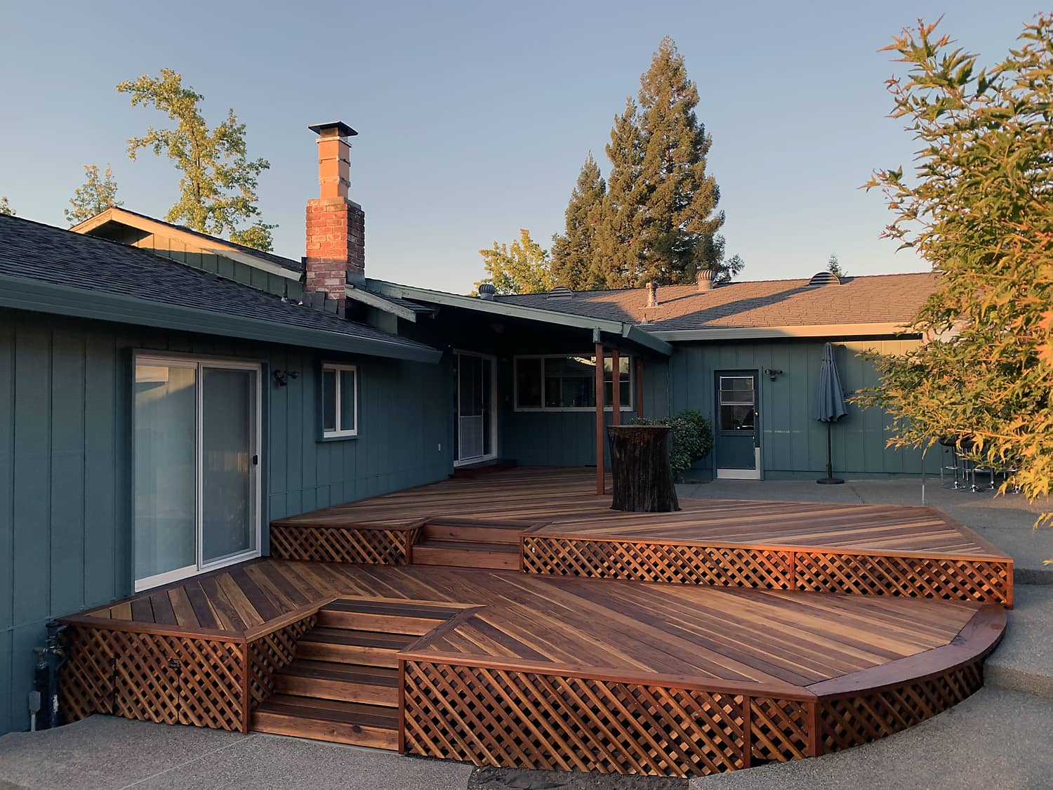 Deck example of our work - Deck Construction in Citrus Heights