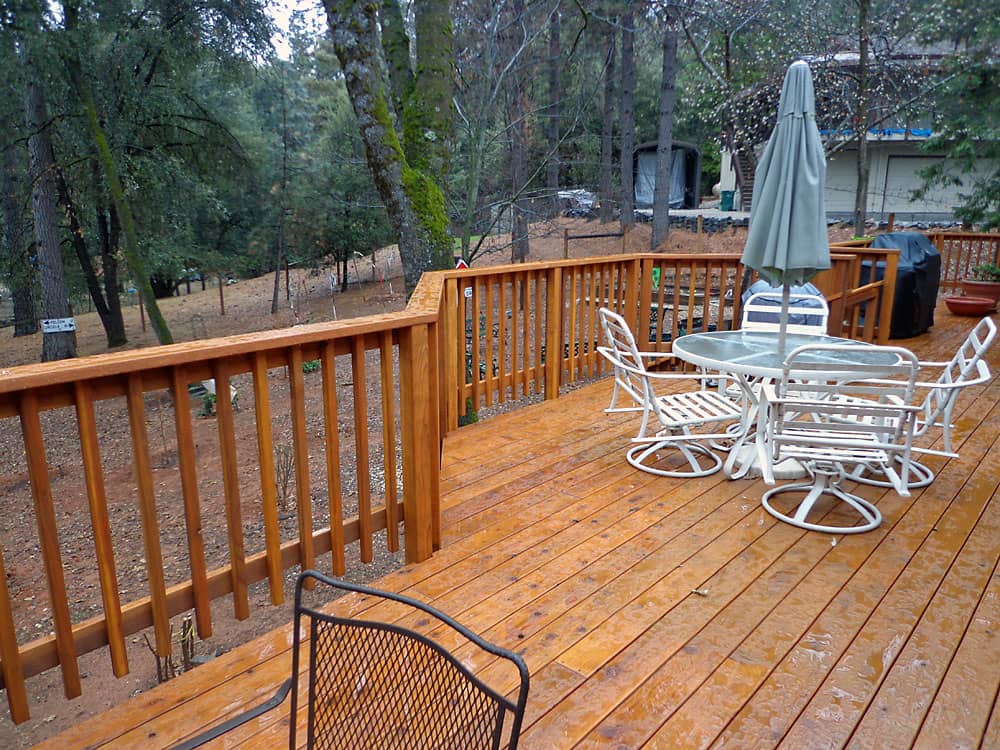 Deck example of our work - Deck Construction in Citrus Heights