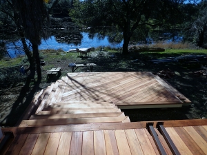 Pond Deck in Loomis